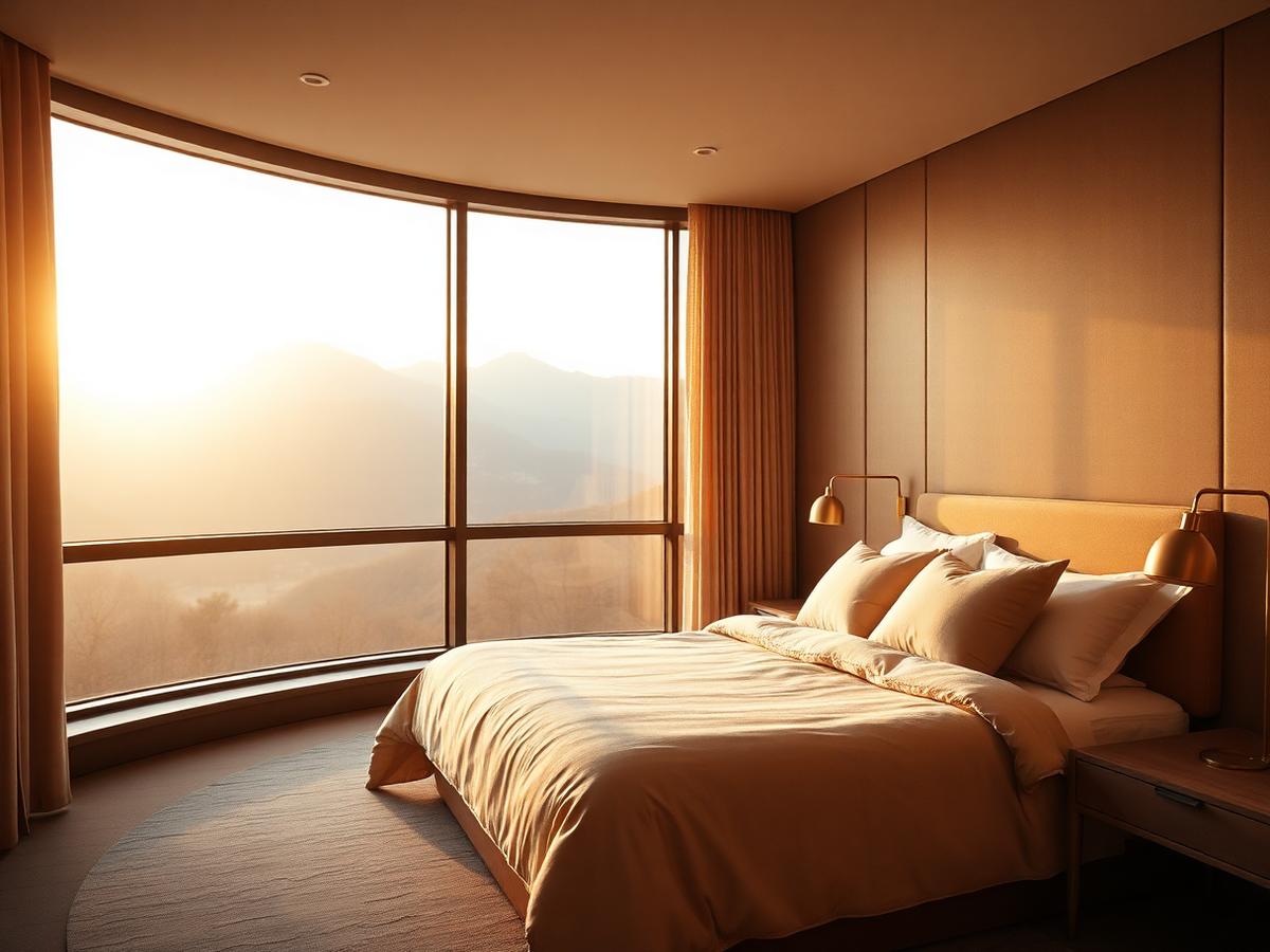 Guest suite in evening light